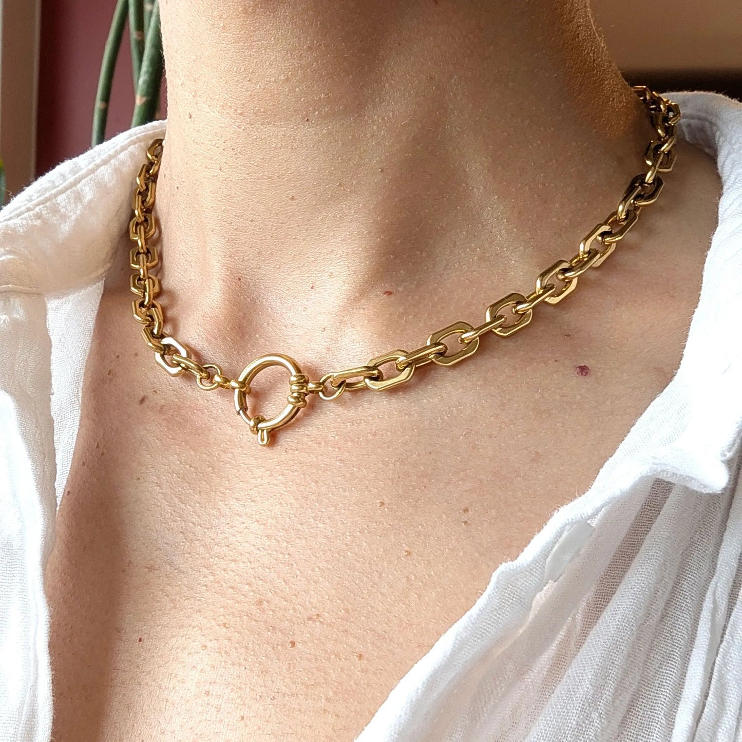 Collier "Le Renversant" - Pour Pendentifs Interchangeables -