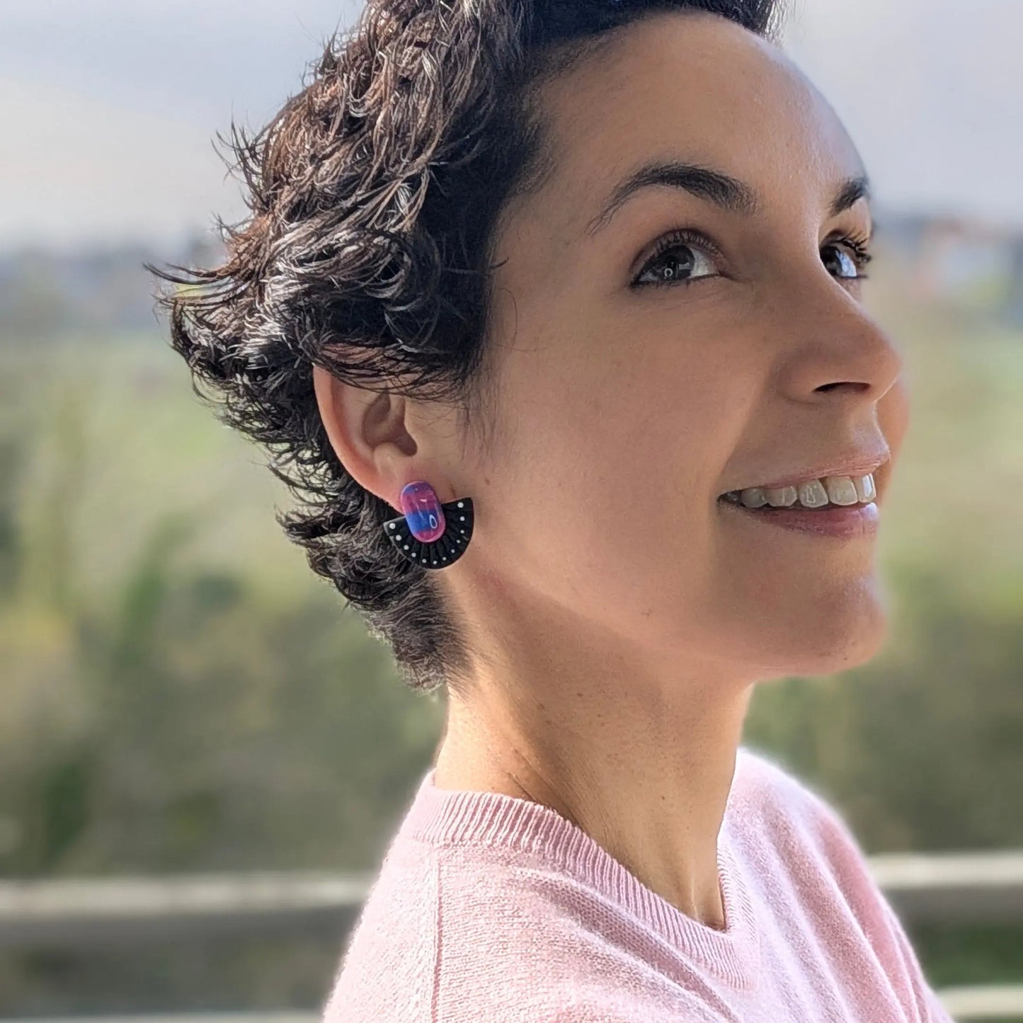 Boucles d'oreilles Les Courtoises