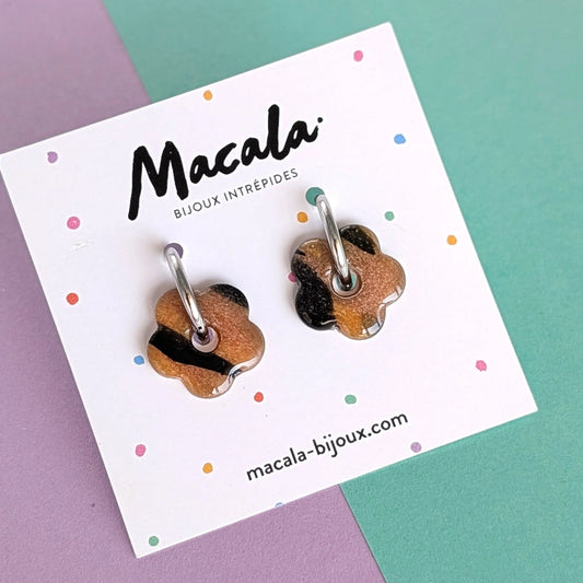 Boucles d'oreilles fleurs Les Dociles